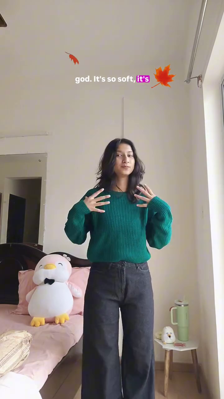 🍁 Autumn Bliss Soft-Knit Cropped Sweater 🍁