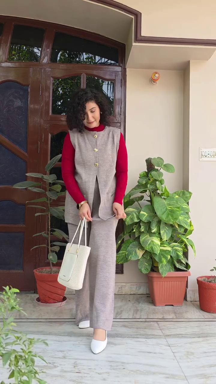 🌸 Elegant Textured Knit Co-Ord Set for Women – Luxe Comfort, Timeless Style 🌸