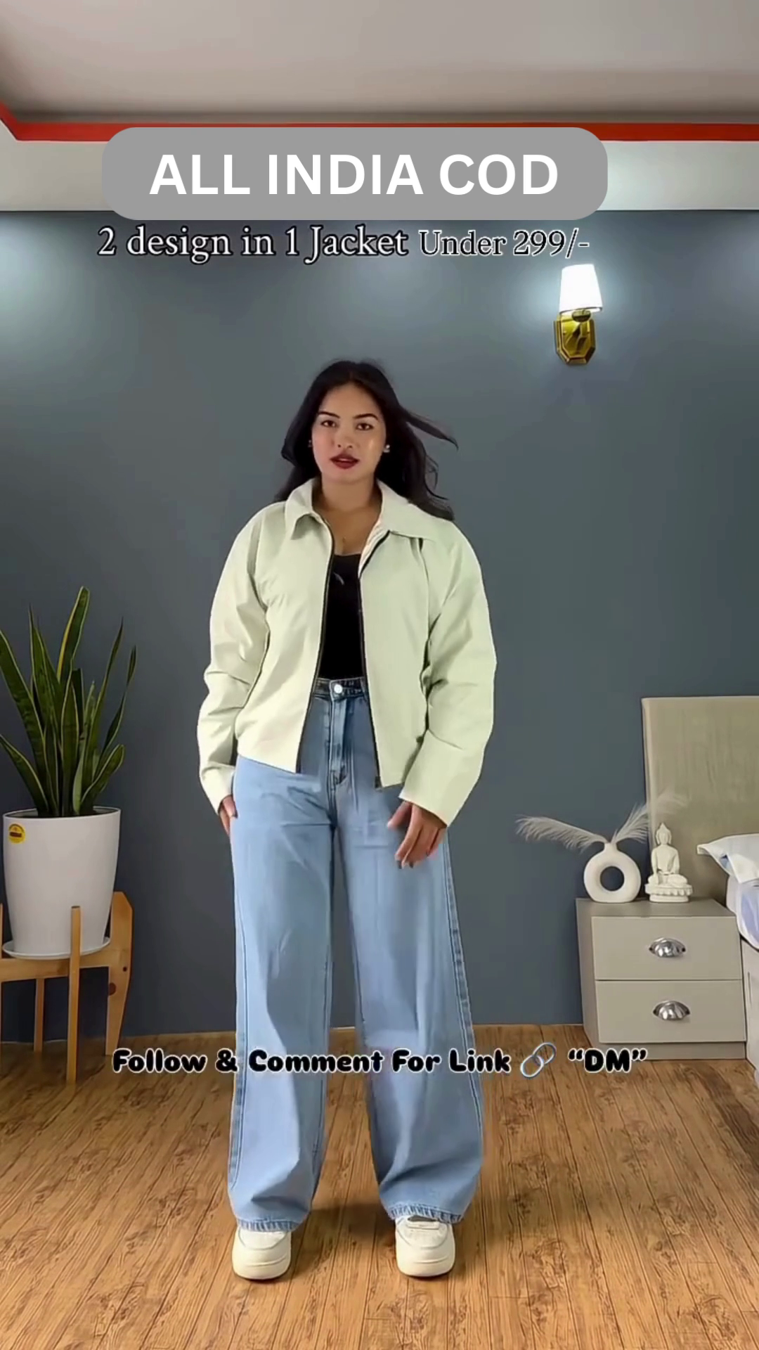 ✨ Dual-Style Reversible Jacket – 2 Looks in 1 | Everyday Chic