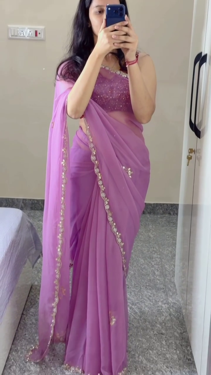 ✨ Ethereal Elegance Embroidered Net Saree – A Timeless Blend of Grace & Glamour ✨