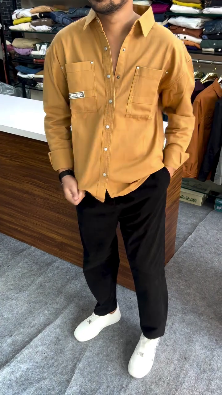 ✨ Urban Edge Premium Utility Shirt – Effortless Style, Everyday Comfort ✨