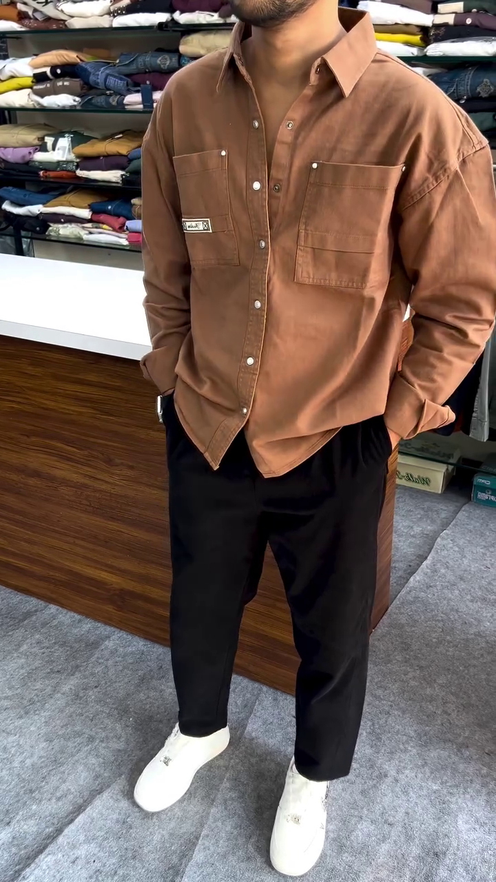 ✨ Urban Edge Premium Utility Shirt – Effortless Style, Everyday Comfort ✨