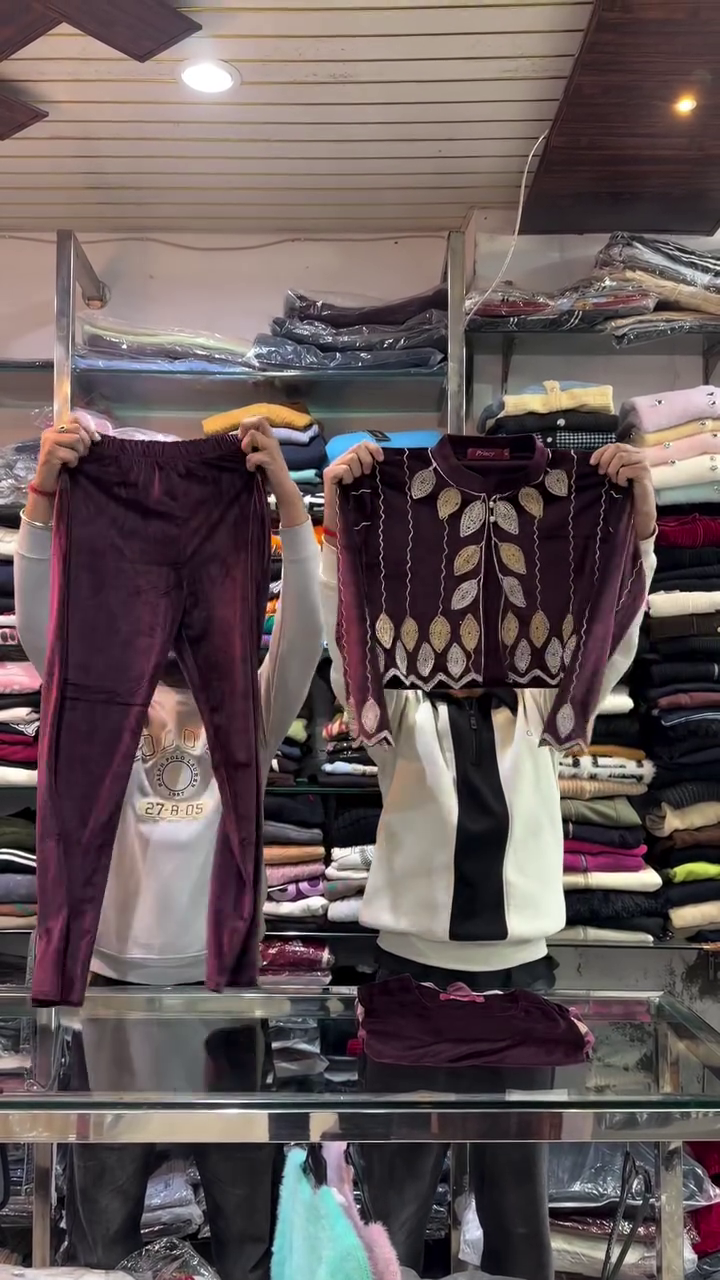 Royal Wine Elegance Kurti–Pant Co-Ord Set | Festive Grace with Modern Comfort