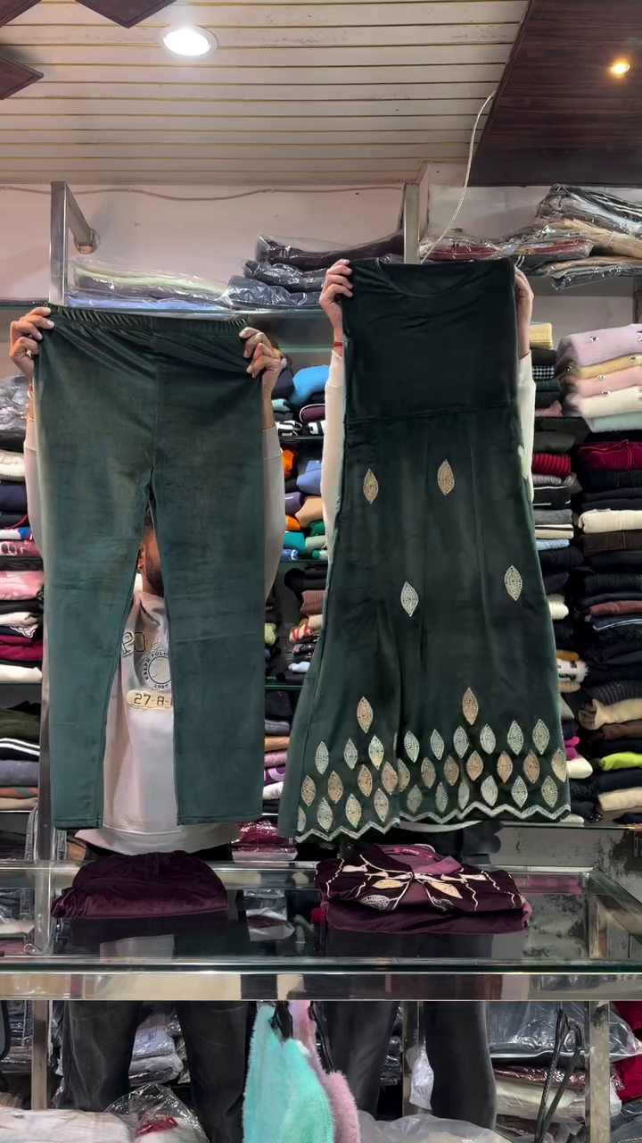 Royal Wine Elegance Kurti–Pant Co-Ord Set | Festive Grace with Modern Comfort