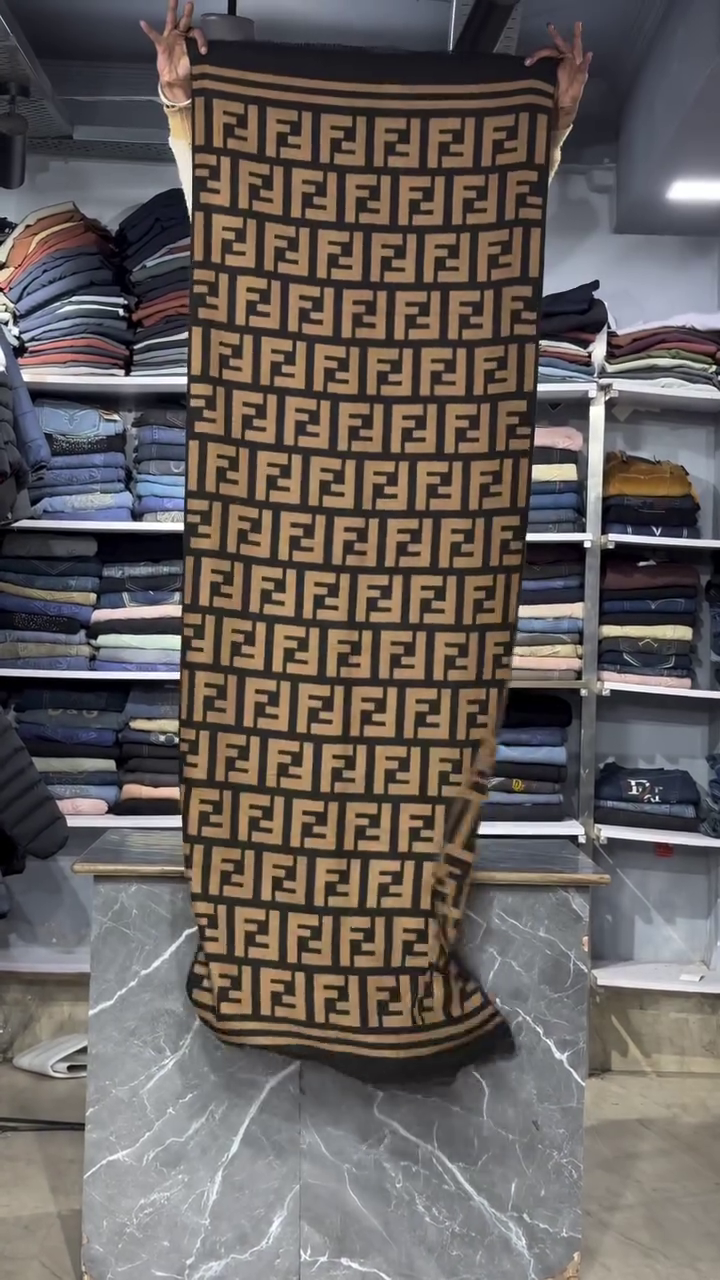 Regal Monogram Winter Shawl & Stole – Premium Soft Warm Wrap