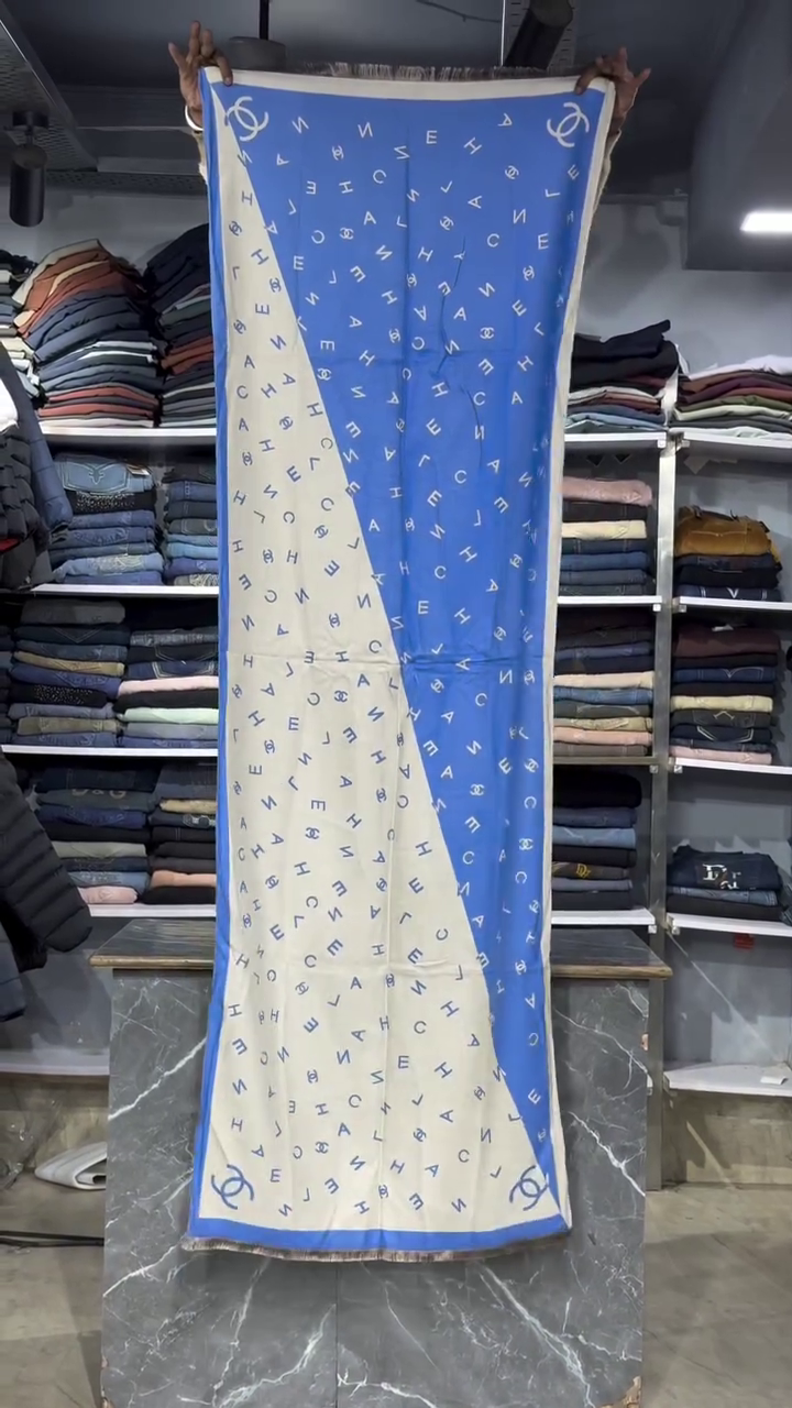 Regal Monogram Winter Shawl & Stole – Premium Soft Warm Wrap