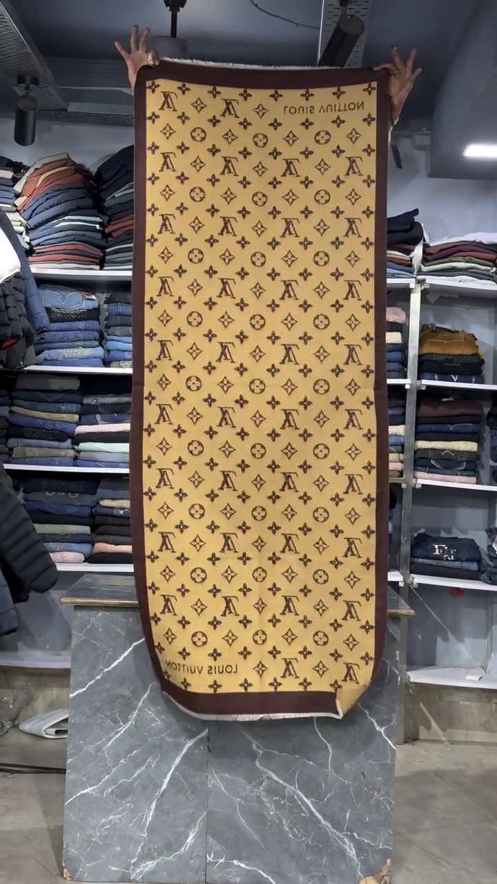 Regal Monogram Winter Shawl & Stole – Premium Soft Warm Wrap