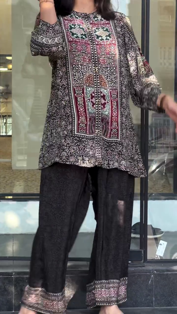 Printed Kurti Palazzo Set – Effortless Style, All-Day Comfort