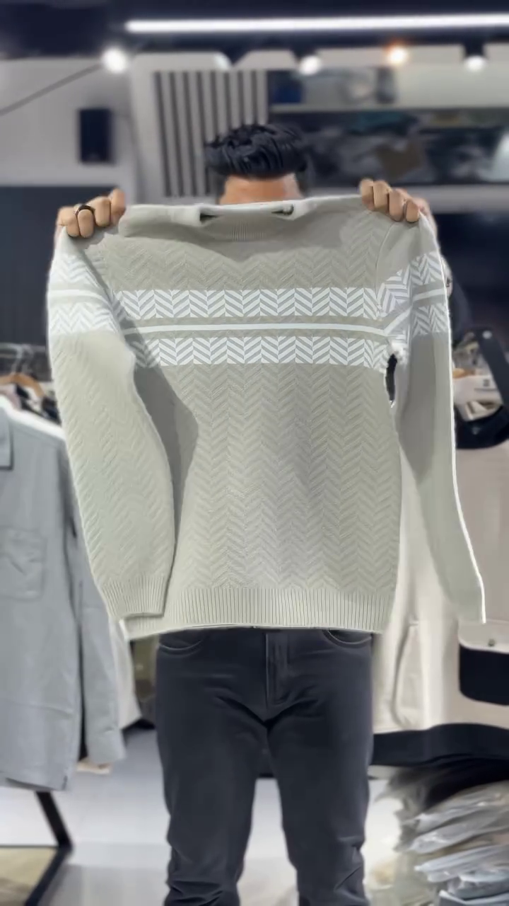 premium-quality Knit fabric, Sweater