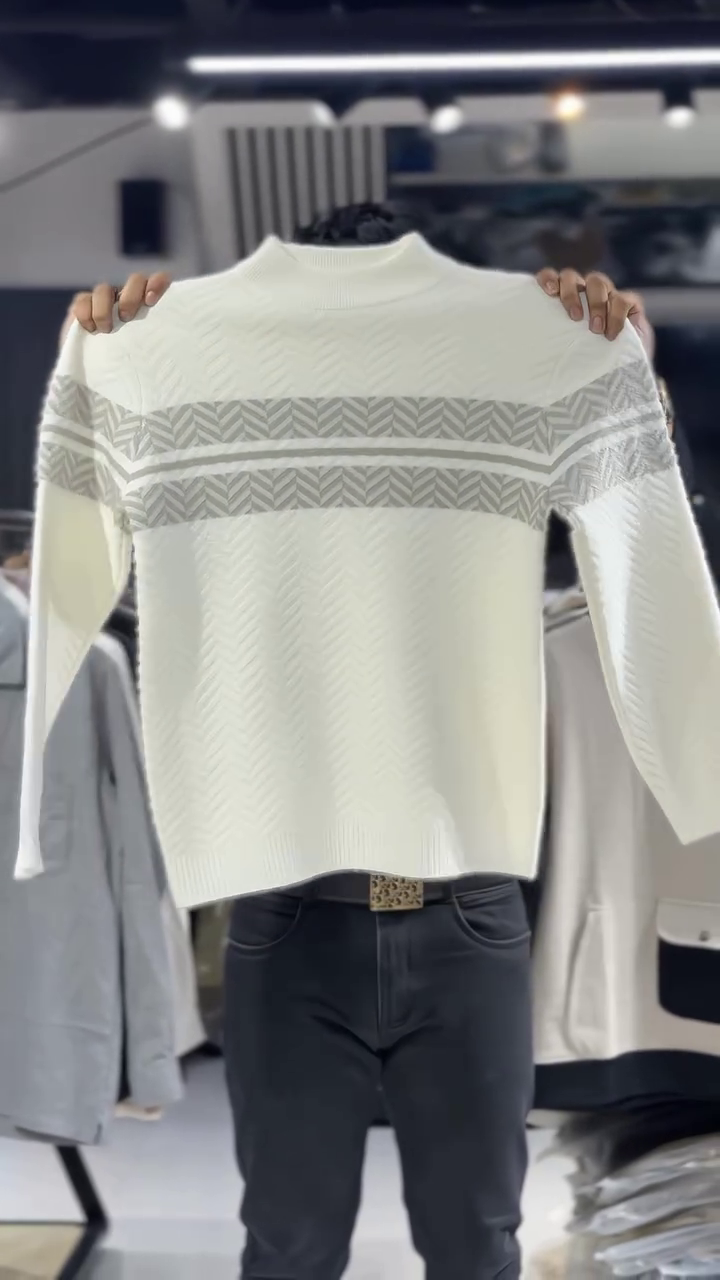 premium-quality Knit fabric, Sweater