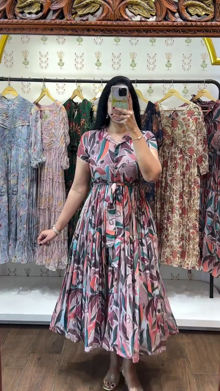 Blush Garden Off-Shoulder Floral Pleated Maxi Dress