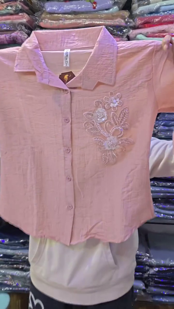 Bliss Smocked & Embroidered Women’s Top – Summer Chic Essential