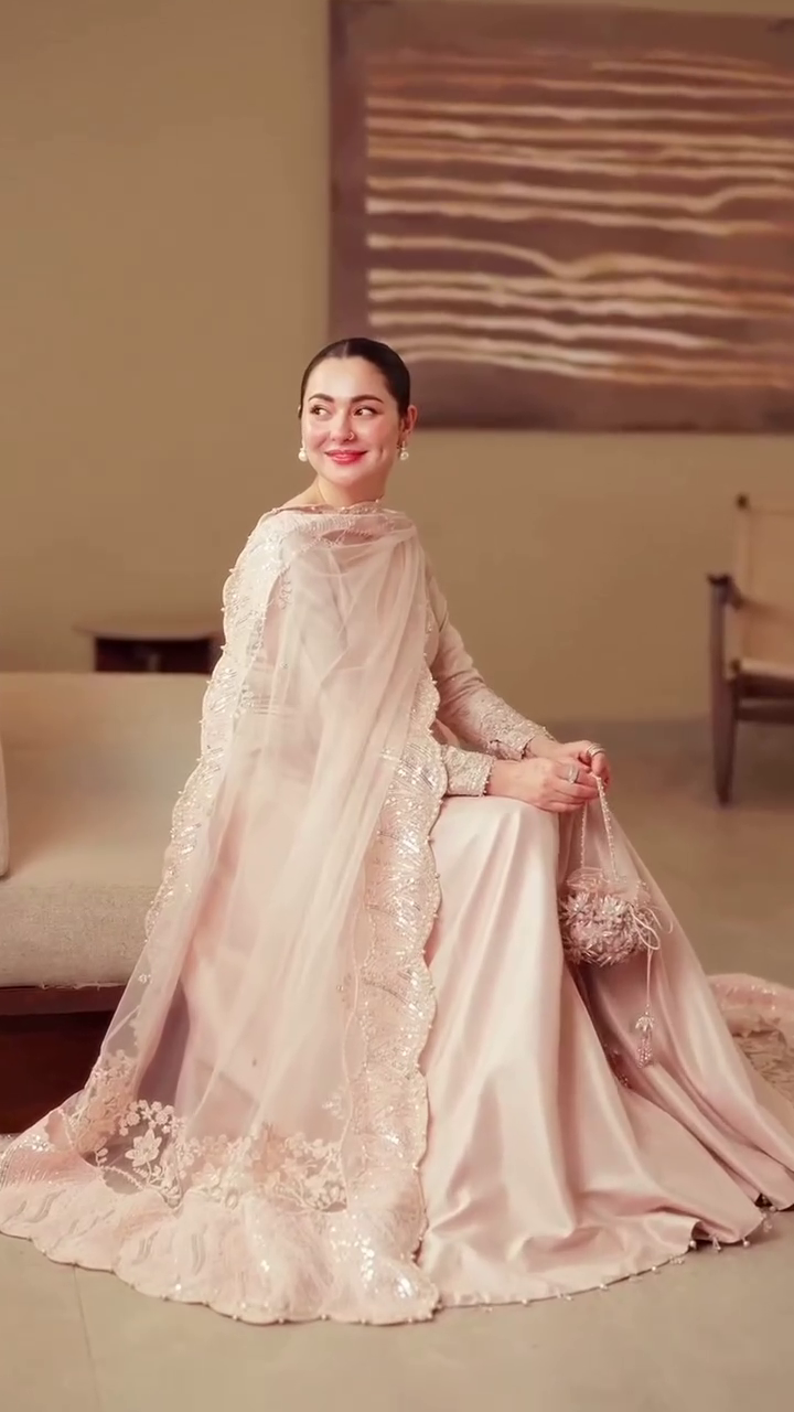 Blush Aura Embellished Anarkali Gown Set with Dupatta – Festive & Party Wear Elegance