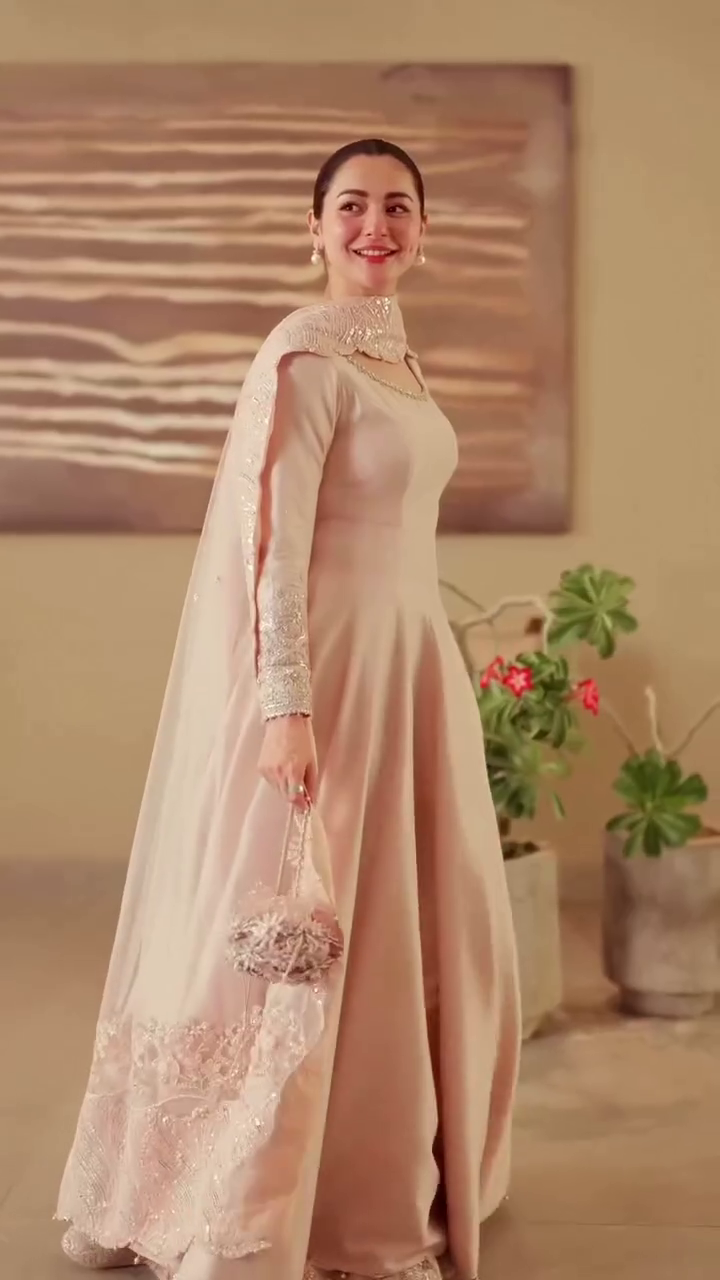 Blush Aura Embellished Anarkali Gown Set with Dupatta – Festive & Party Wear Elegance
