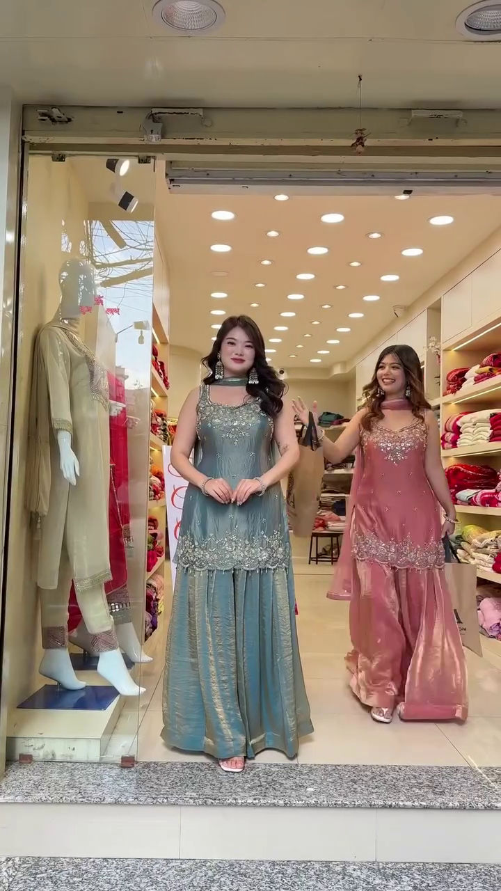 Embroidered Sharara Set for Women – Festive Elegance Redefined ✨🌸