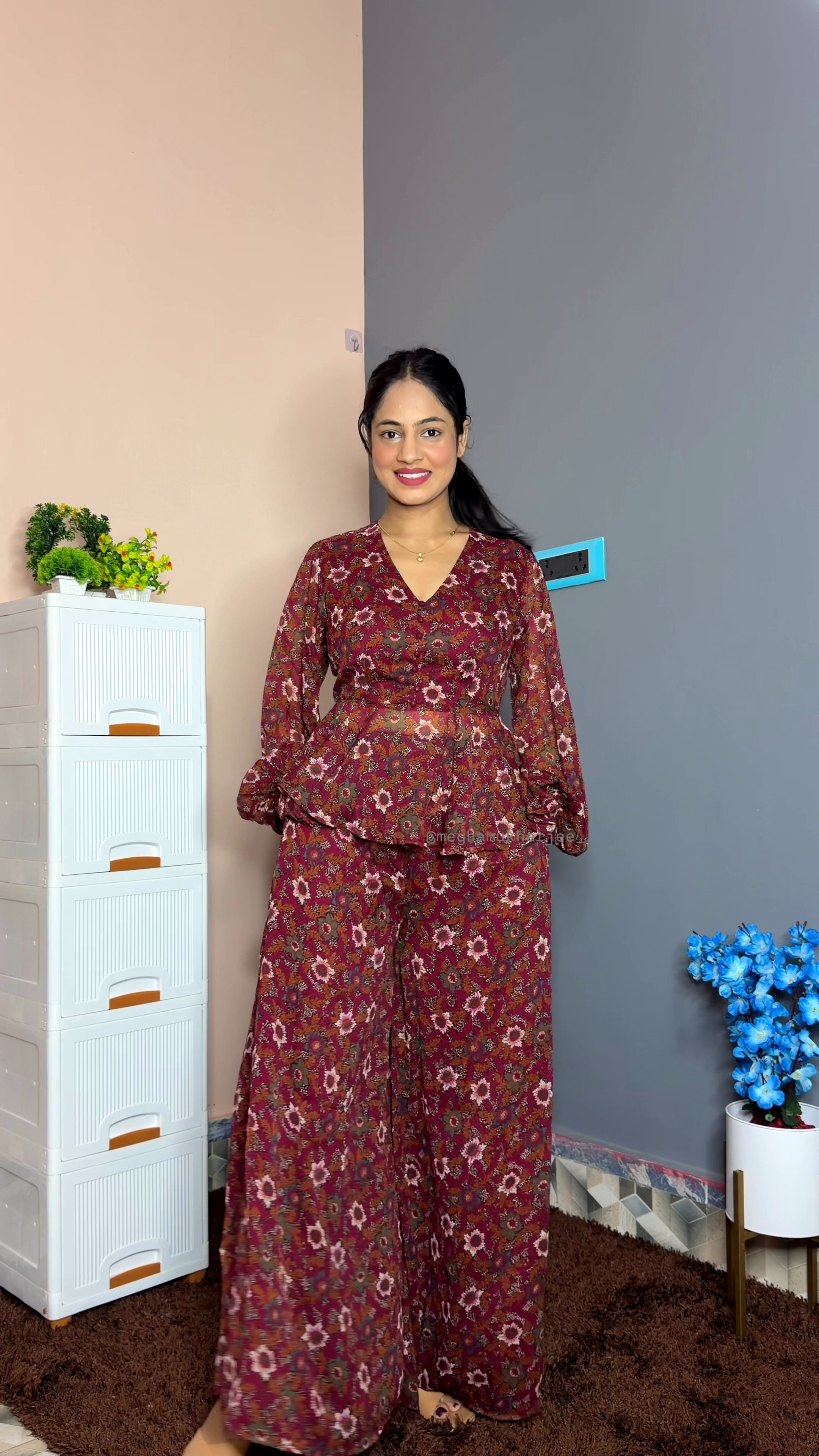 Sunset Bloom Floral Co-Ord Set