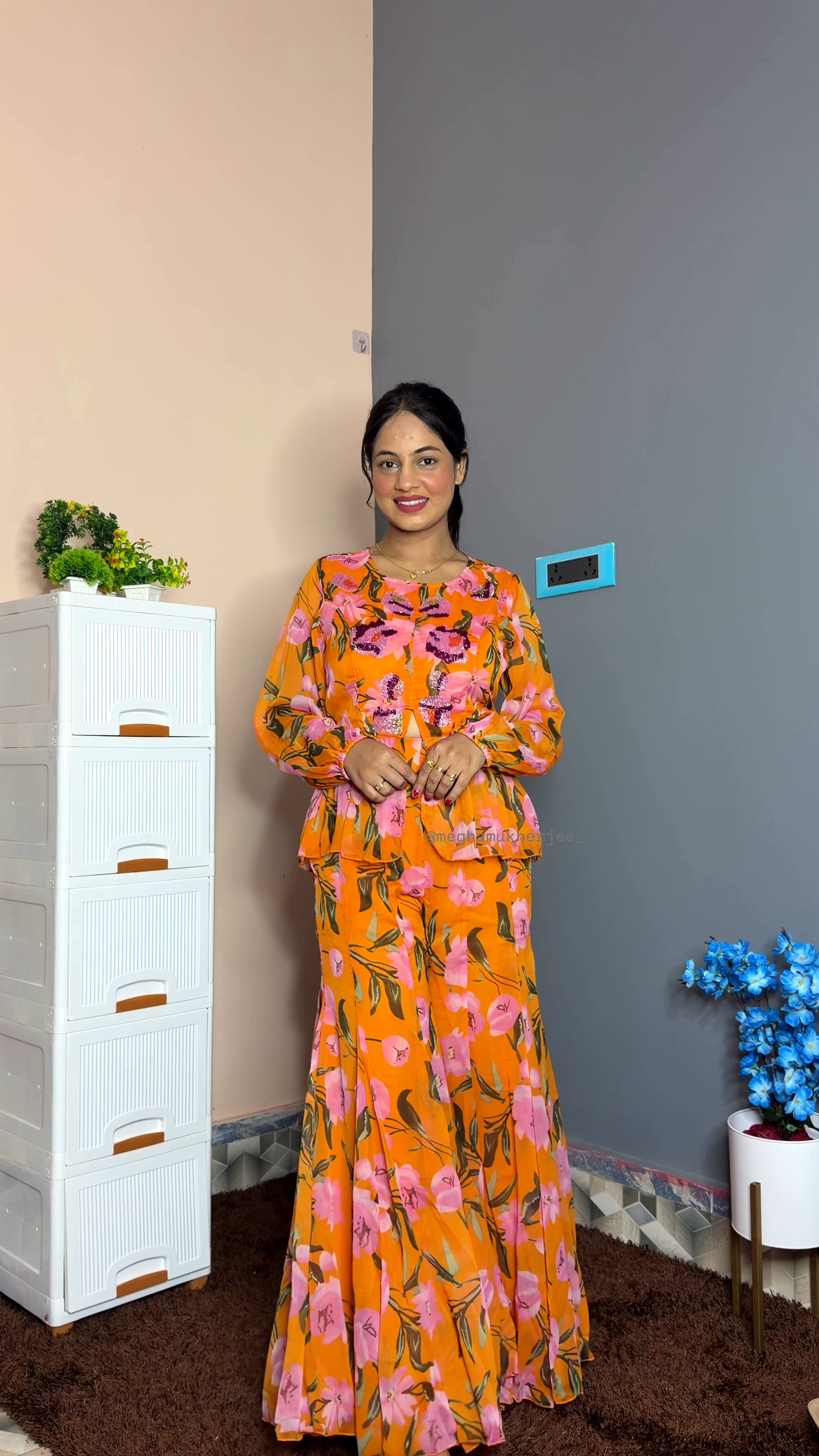 Sunset Bloom Floral Co-Ord Set