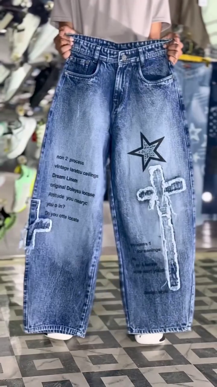 Urban Fade Wide-Leg Jeans