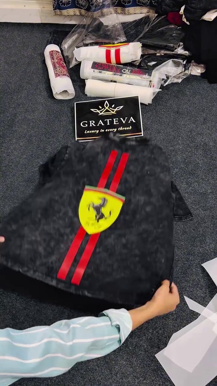 Black Statement Graphic Sweatshirt