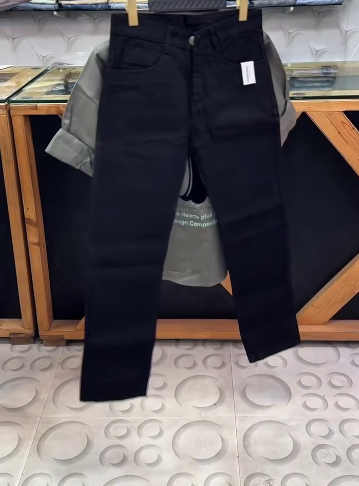 White Graphic Shirt with Denim