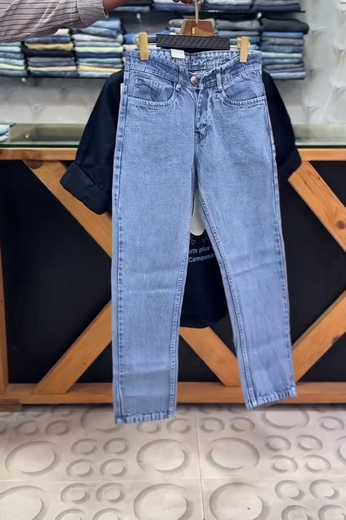 White Graphic Shirt with Denim