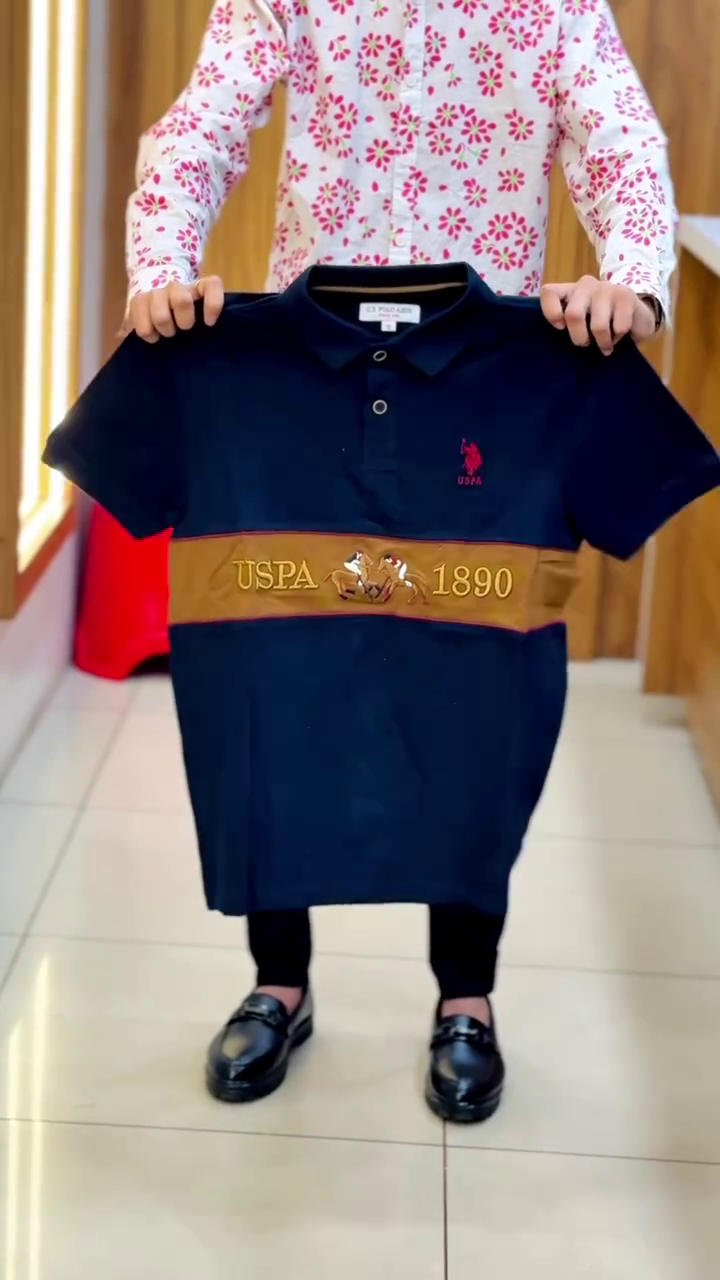 USPA Navy Blue Polo Shirt