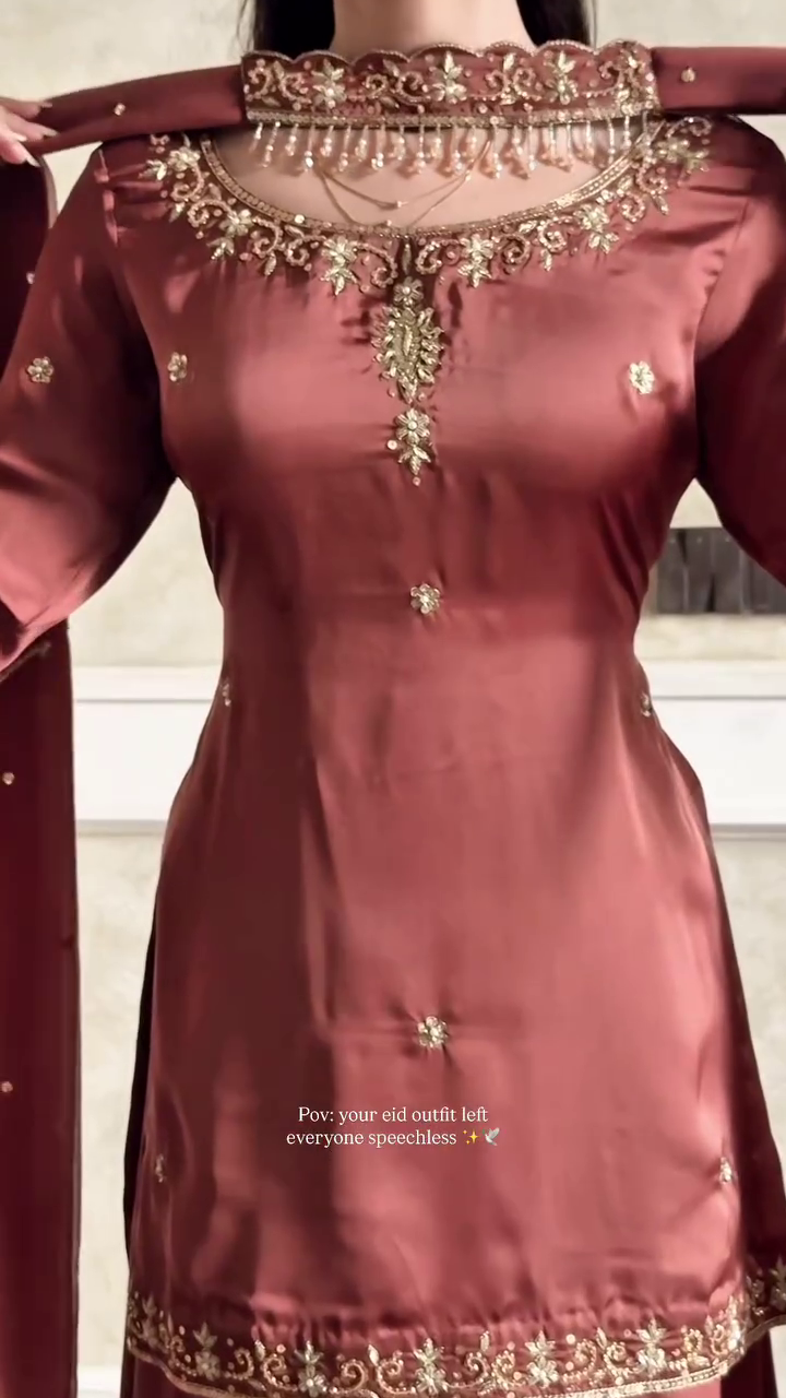 Sophisticated Teal and Gold Sharara Suit with Modern Traditional Appeal