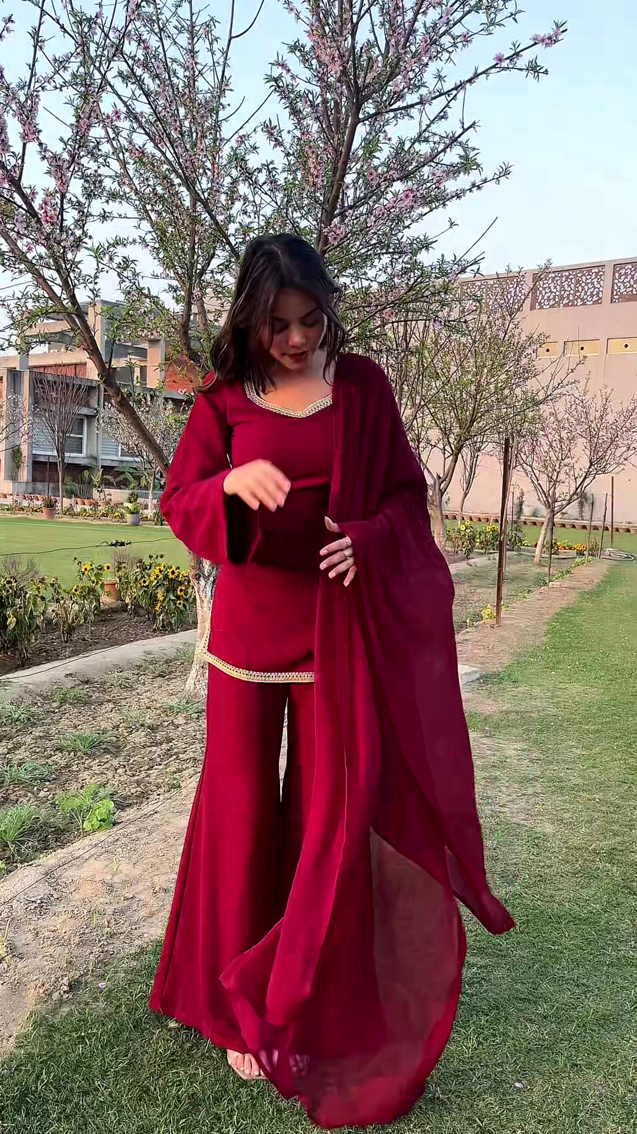 Timeless Elegance in Deep Maroon
