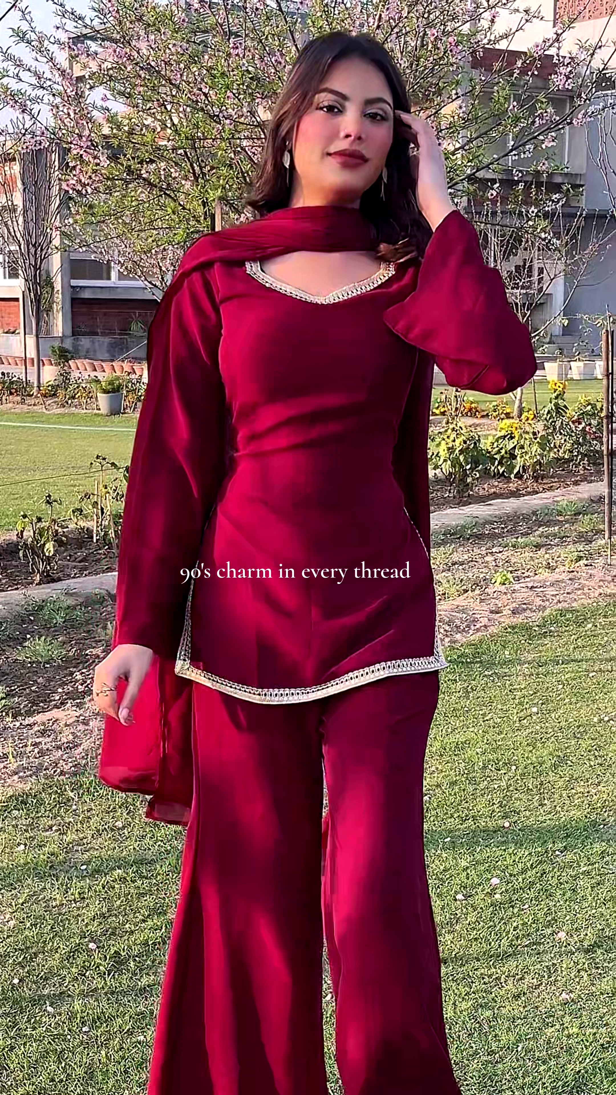 Timeless Elegance in Deep Maroon
