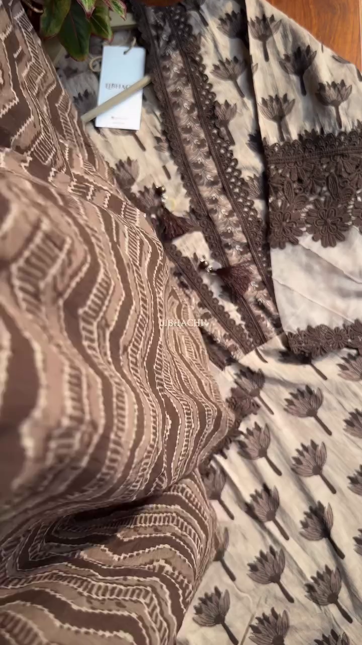 Elegant ethnic outfit