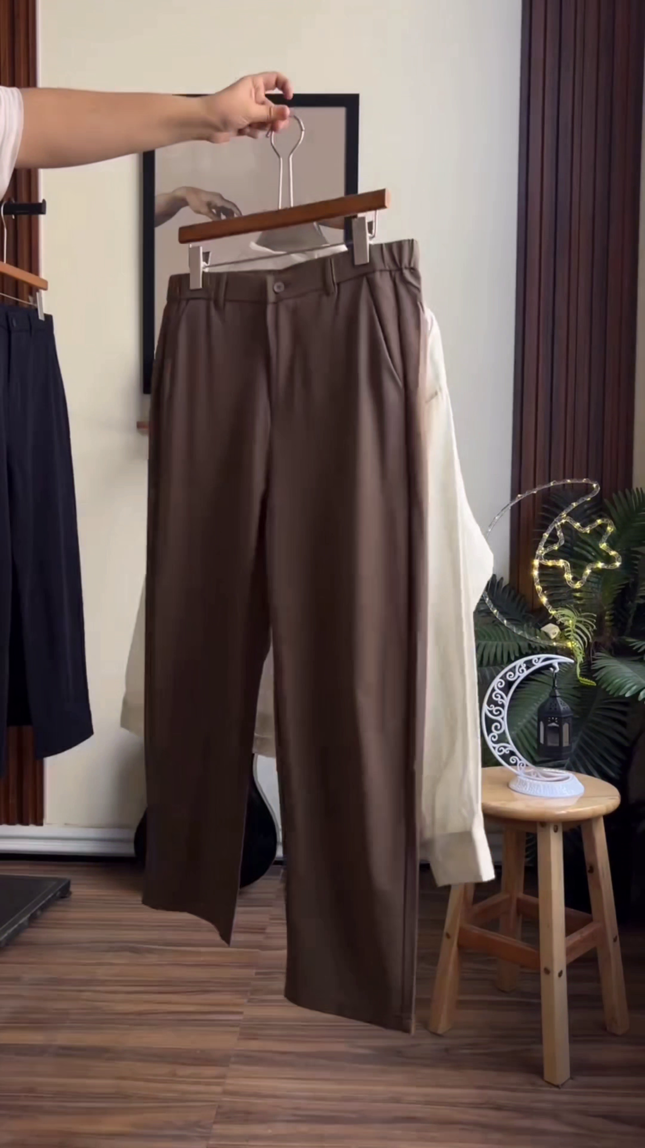 Men's Korean Brown Relaxed Fit Casual Shirt