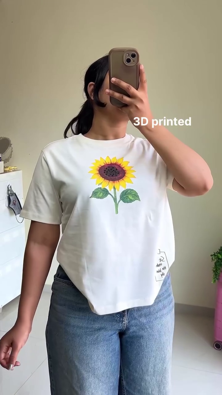 Trendy Pink Fever 3D Printed Oversized T-Shirt