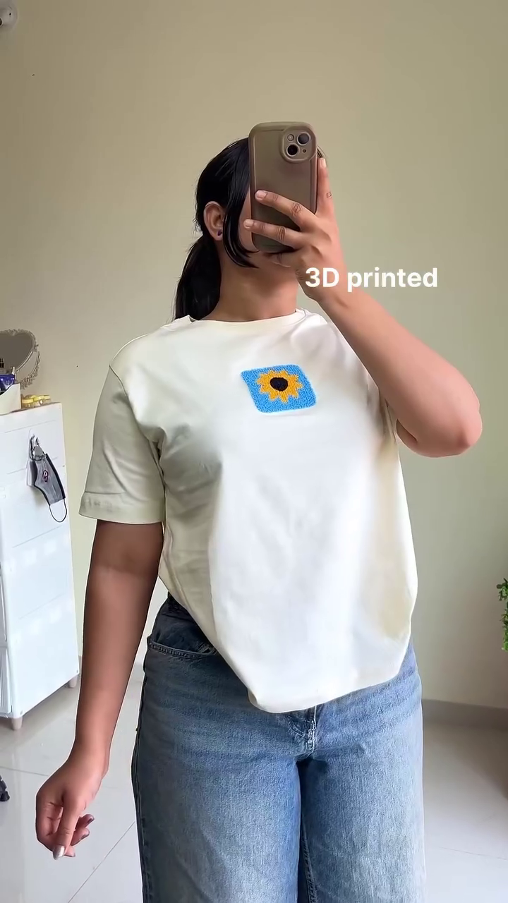 Trendy Pink Fever 3D Printed Oversized T-Shirt