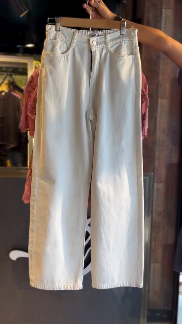 Blush Bloom Lace Top & Ivory Pants Co-Ord Set