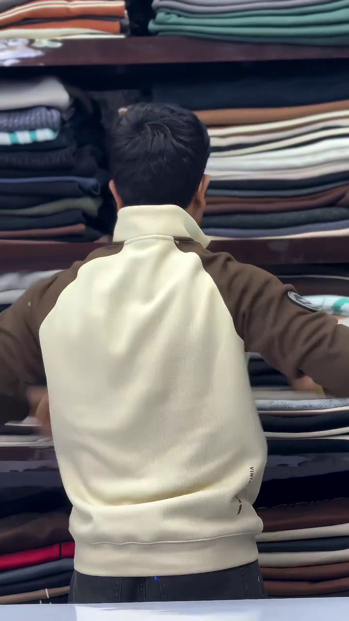 🟢⚪ Elite Sport Half-Zip Colorblock Sweatshirt for Men ⚪🟢