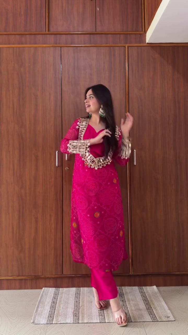 Purple Embroidered Designer Kurta